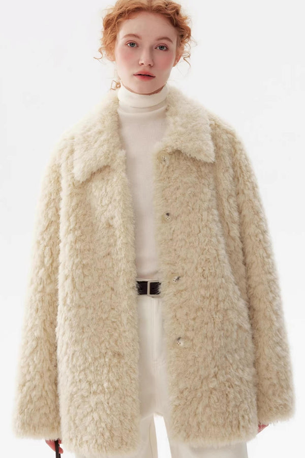 Eco-Friendly Thickened Fur Coat