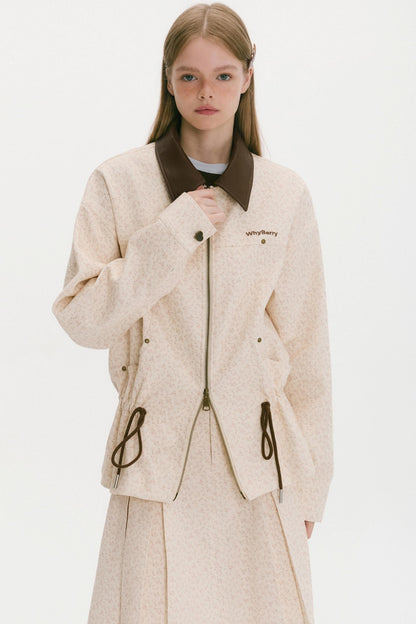 Wild Strawberry Drawstring Jacket