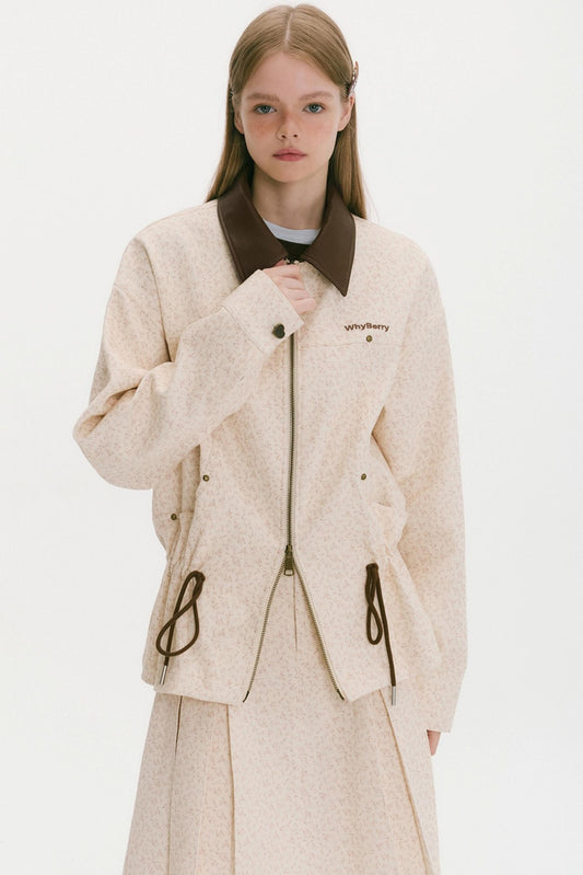 Wild Strawberry Drawstring Jacket