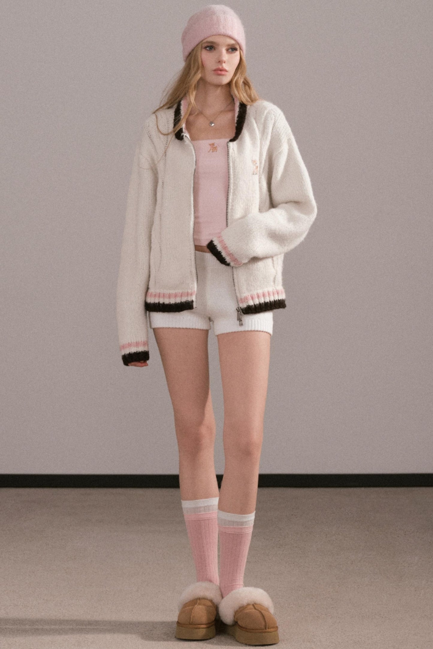 Slim Fit Knit Shorts