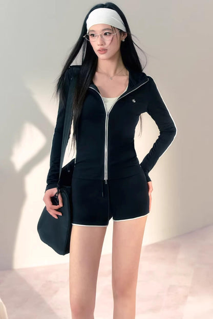 Retro Slimming Sports Suit Set-Up