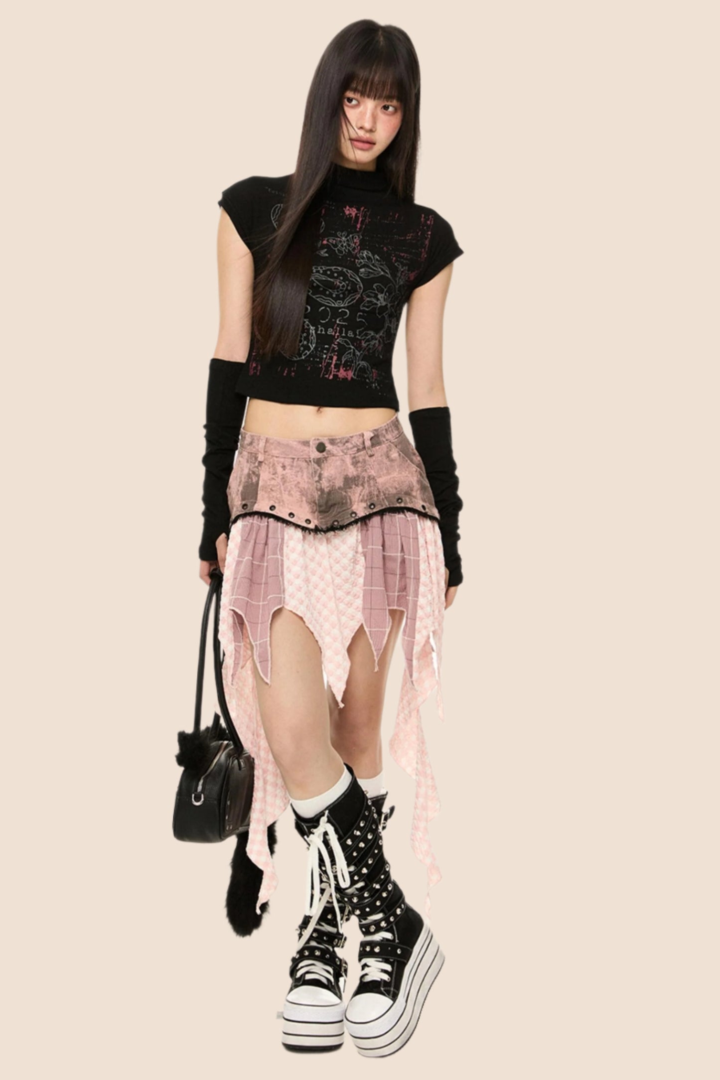 Slim Fit Short Sleeve Crop Tee