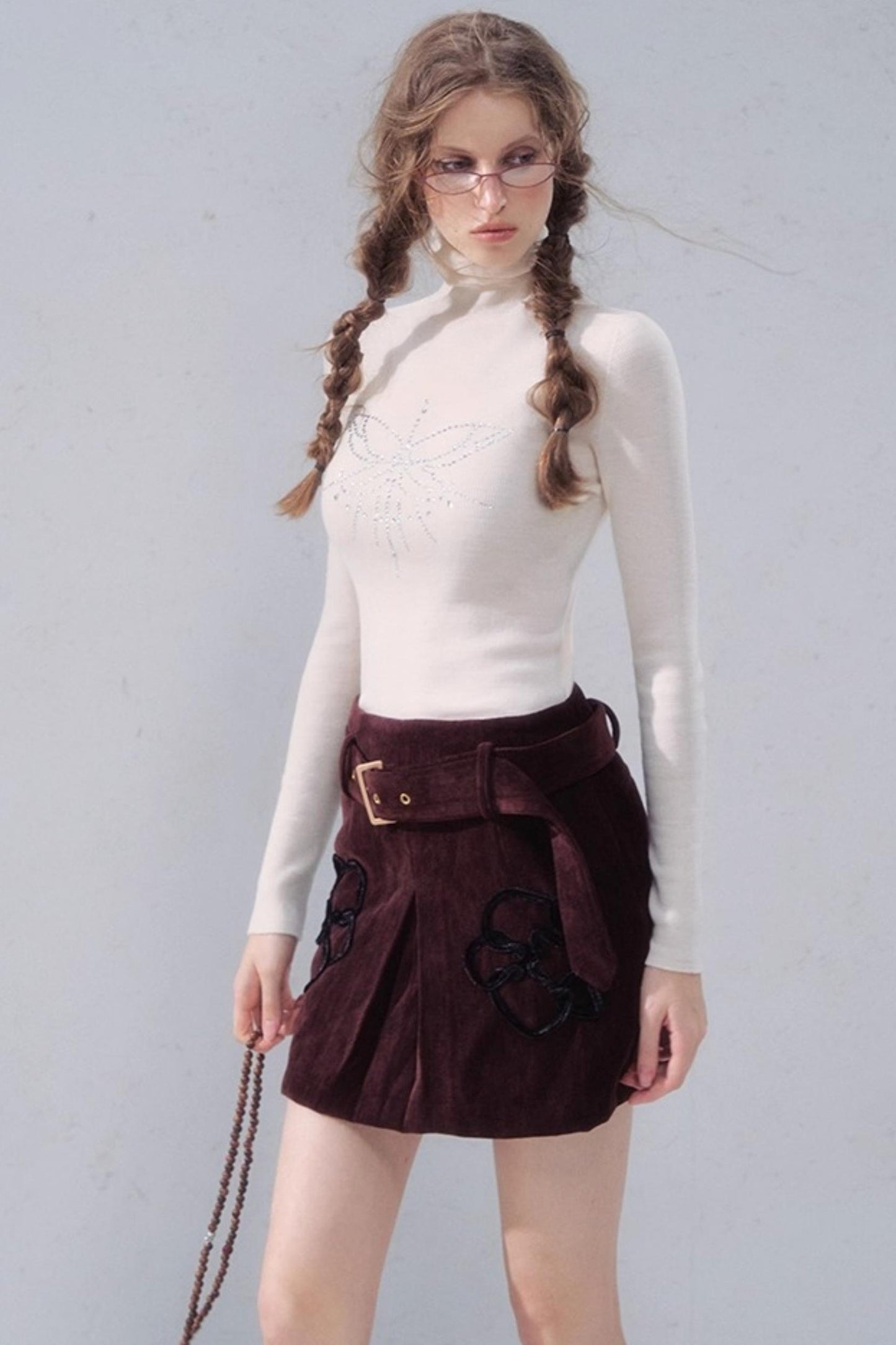 Gentle Respectfulness Wool Knit Top