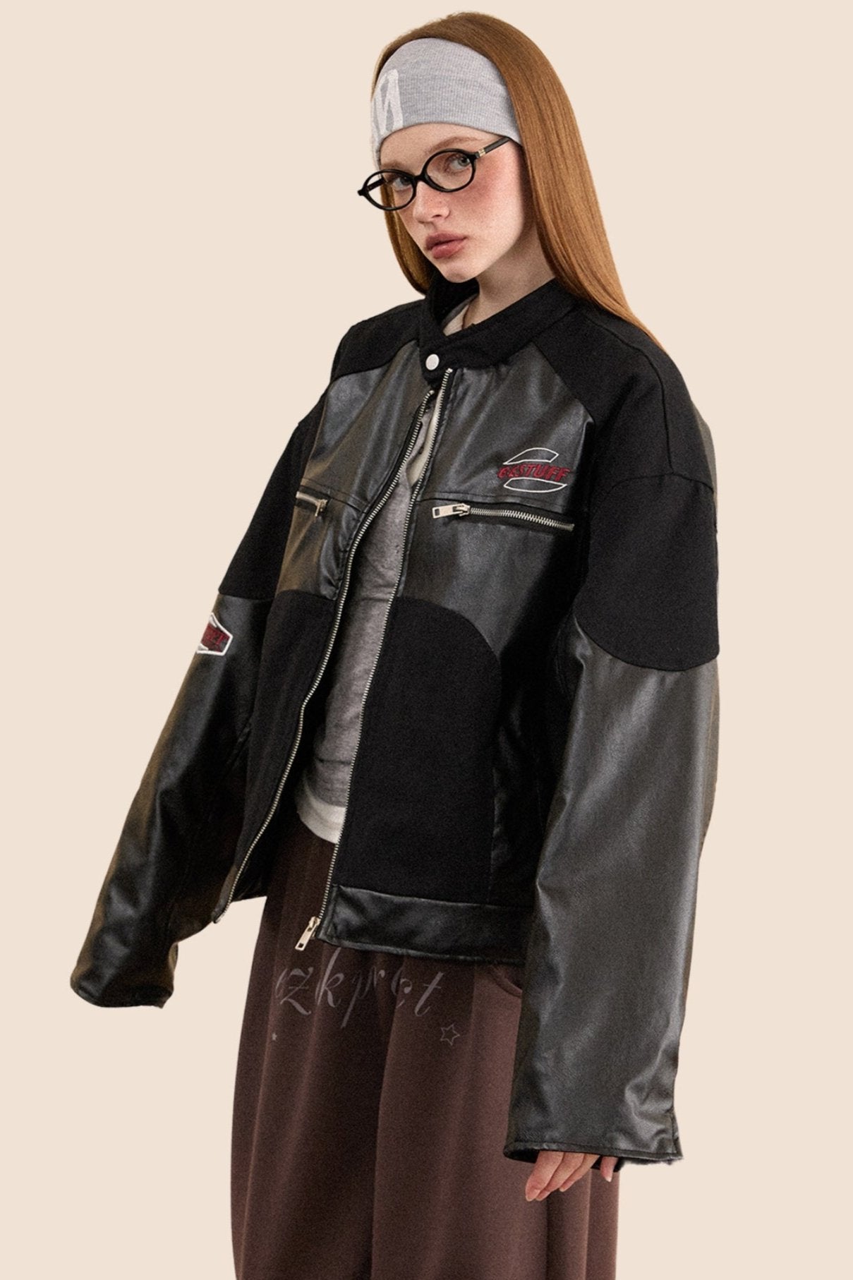 Warm PU Leather Biker Jacket