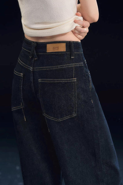 Stretch Raw Denim Jeans