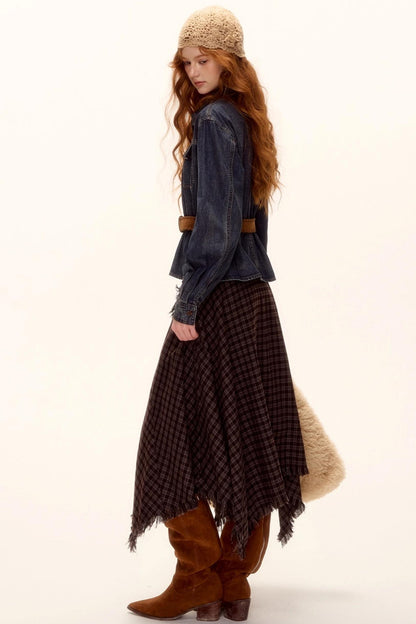 Vintage Washed Denim Top