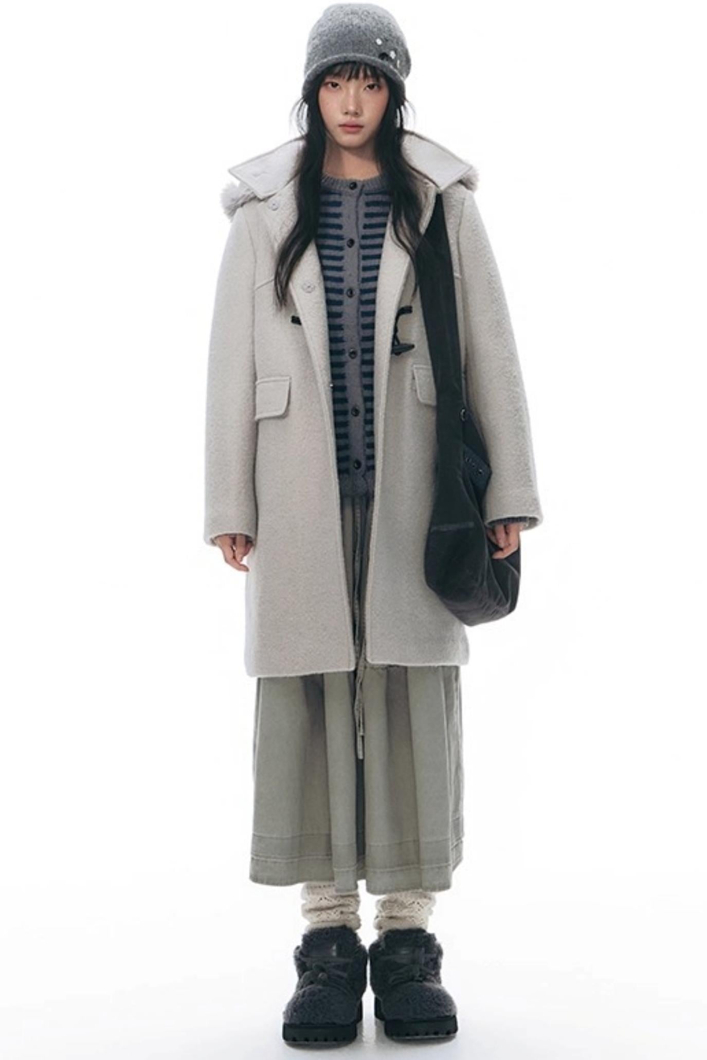 Vintage Striped Sweater Cardigan