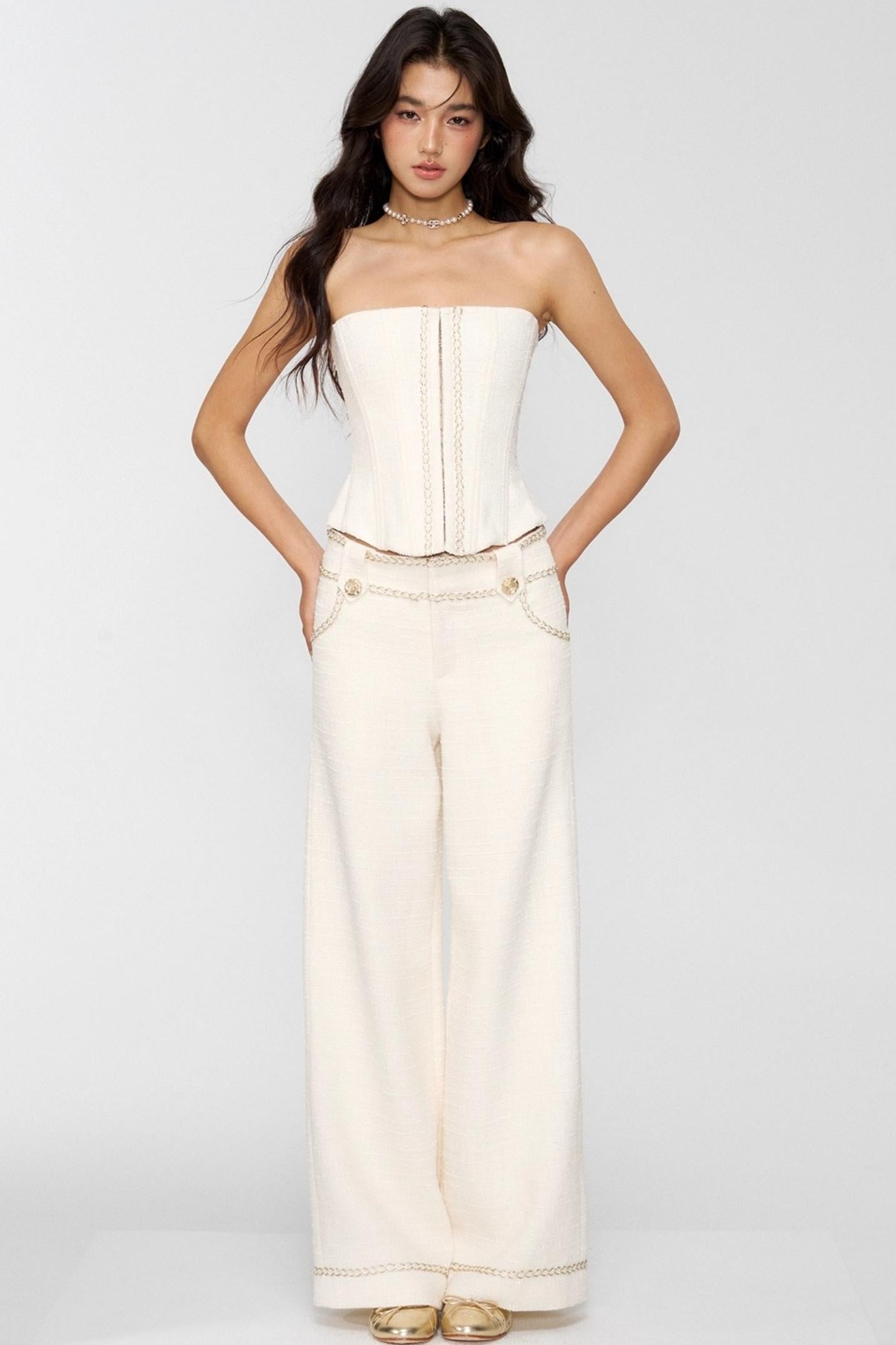 Milk Goose Three-Piece Jacket Set-Up