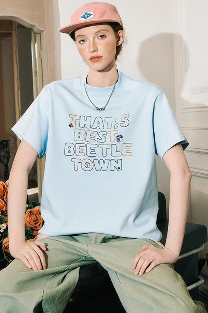 Vibrant High Neck Tee