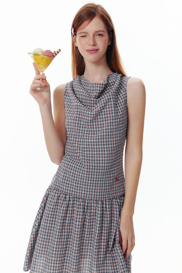 Vintage Chic Sleeveless Swing Top