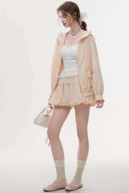 Elegant Fluff A-Line Skirt