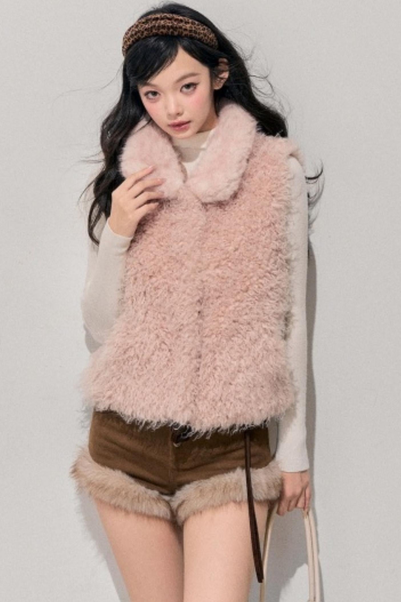 Reversible Faux Fur Vest