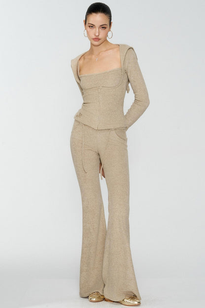 Girl Devil Horn Fleece Set-Up