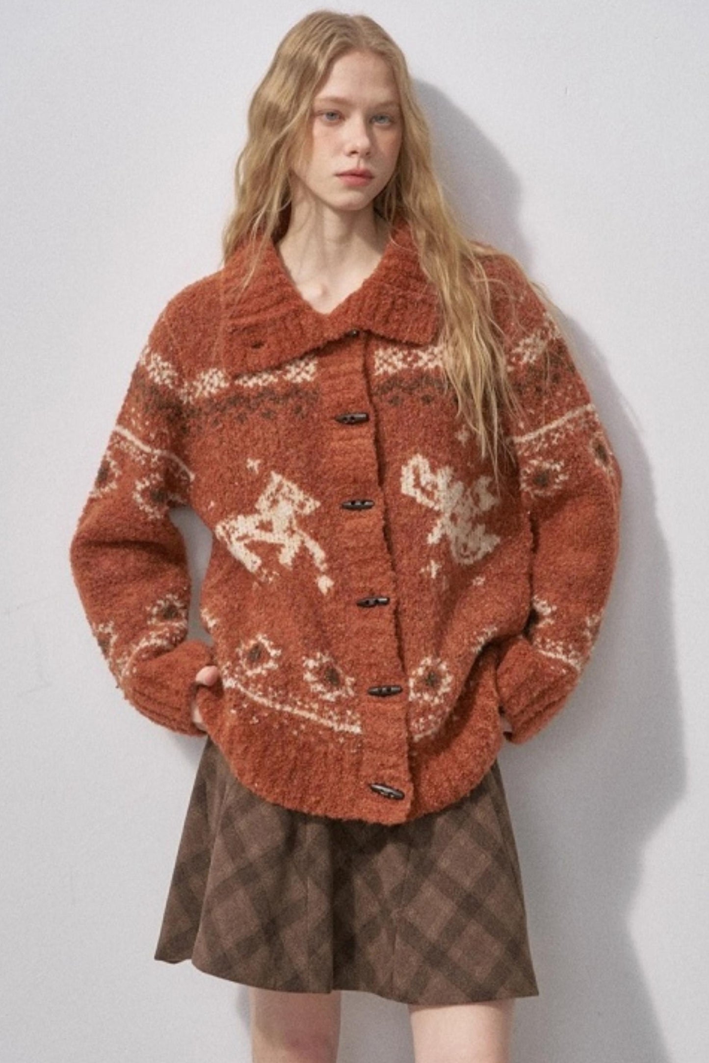 Bird and Pony Knit Cardigan