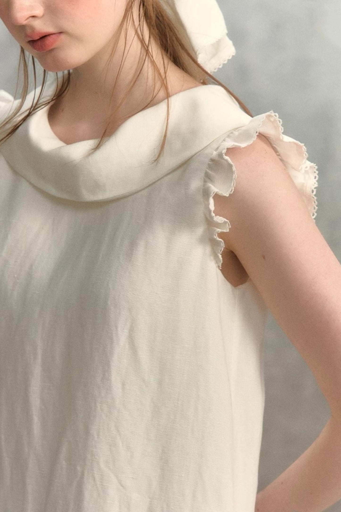 Fly Sleeves Lace Dress