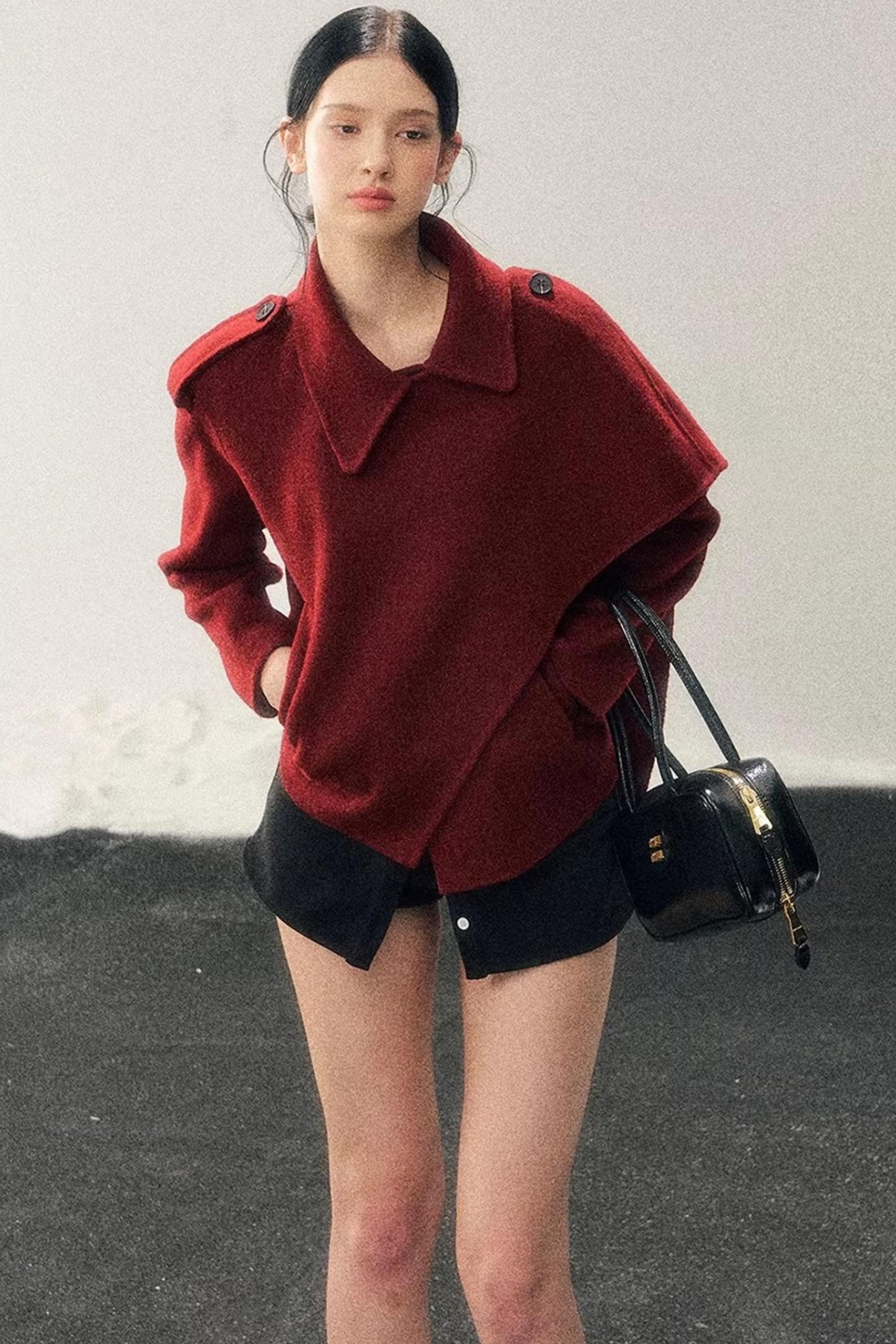 Eye-Catching Woolen Winter Coat