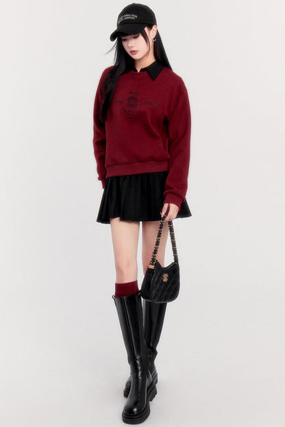 American Spice Girl Short Sweatshirt