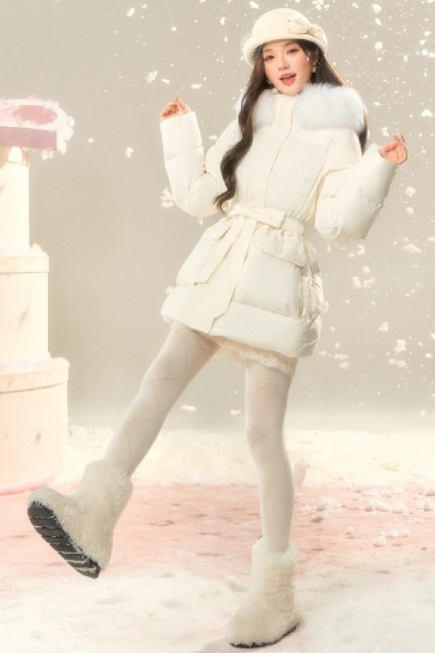 Fairy Woolen Lace Skirt