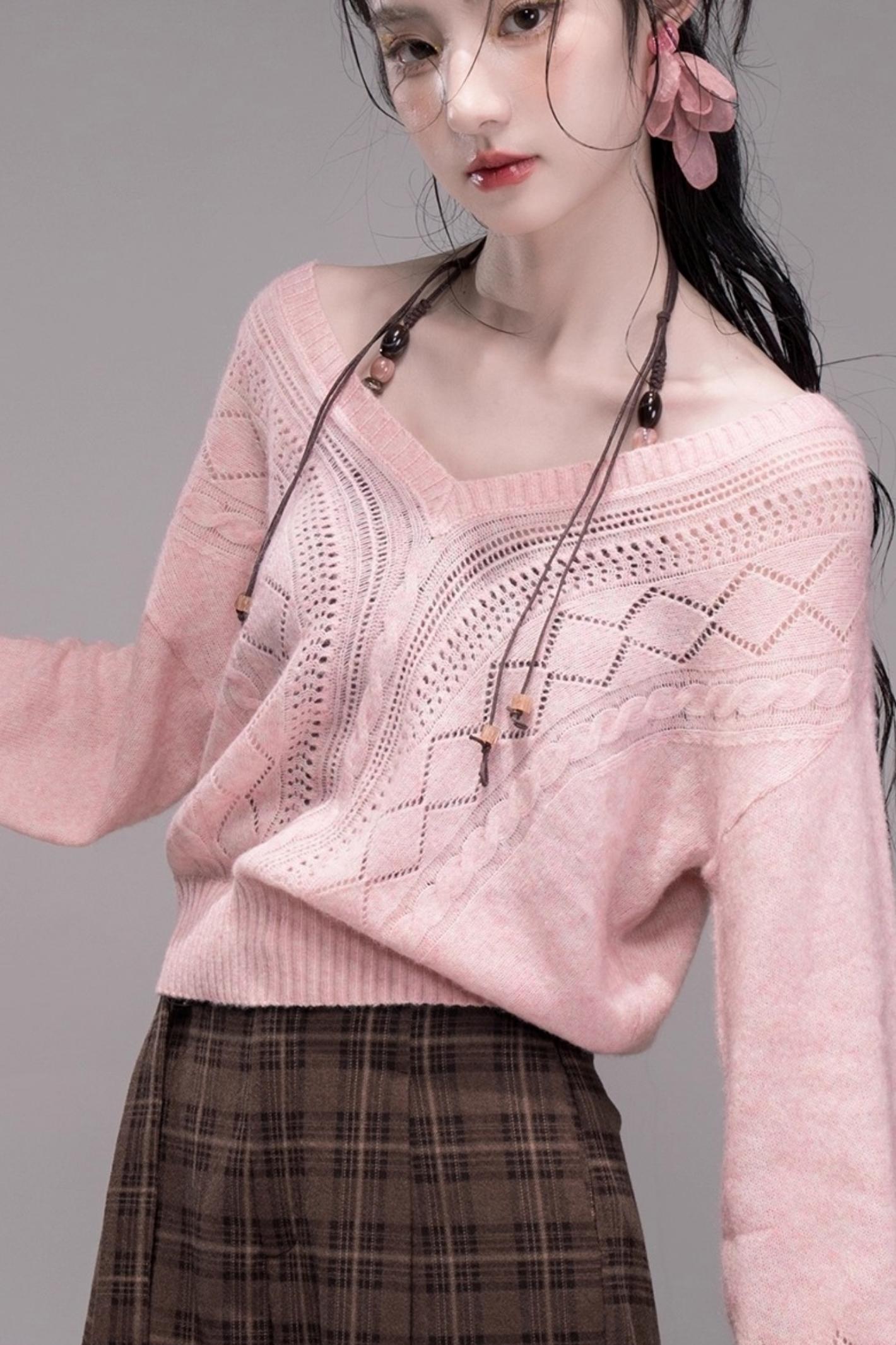 Rose Hollow Two-Piece Set