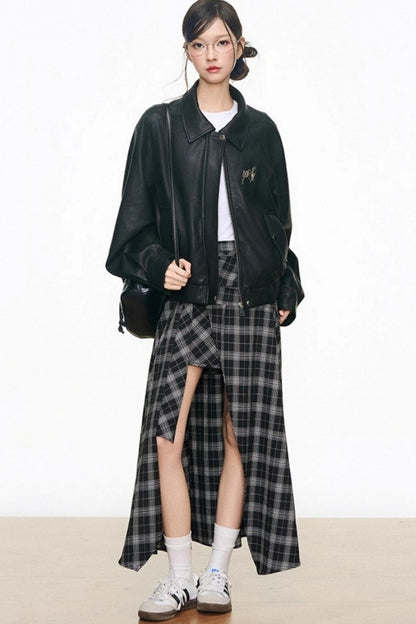 Black Leather Jacket Set-Up