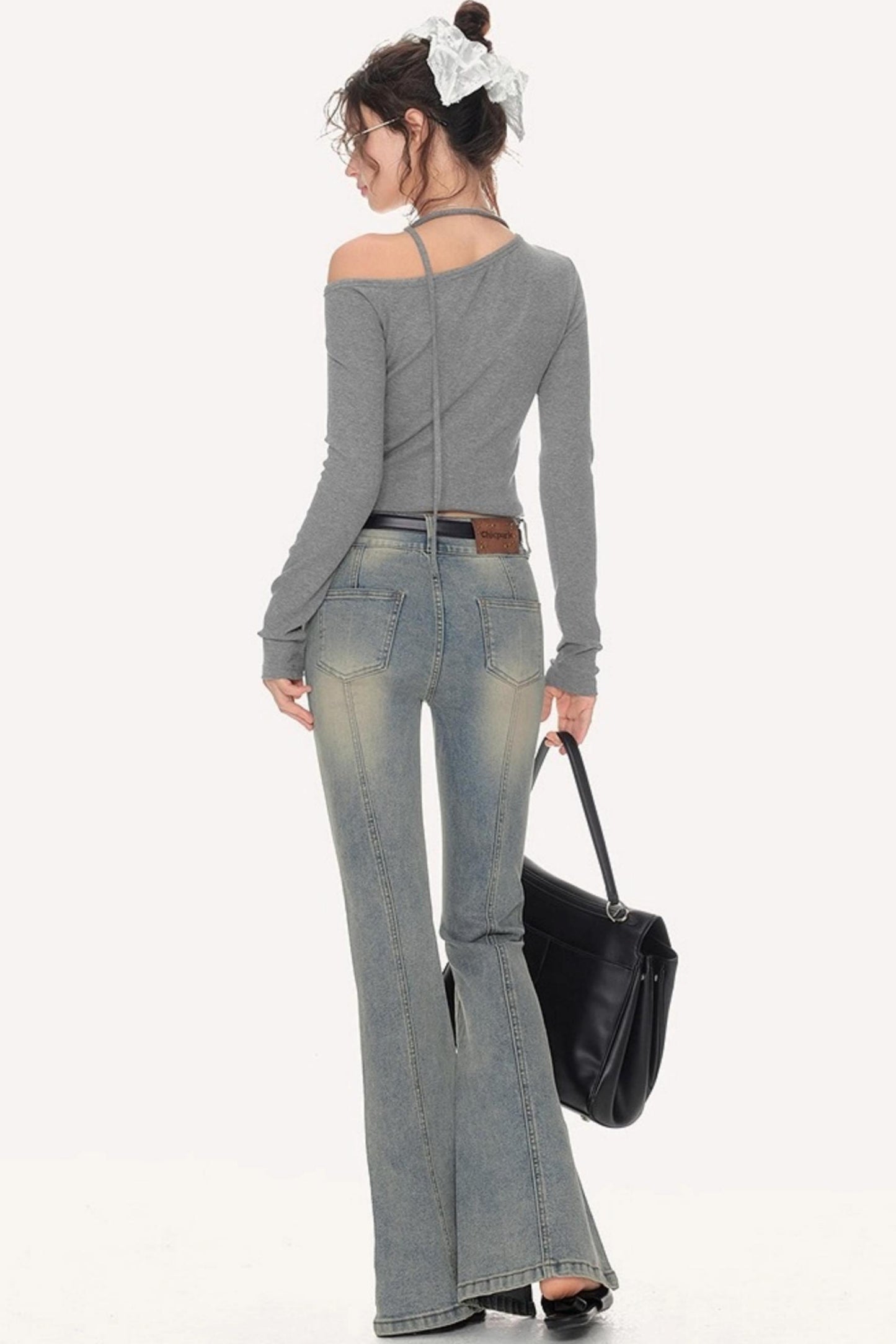 Spice High-Waisted Flared Jeans