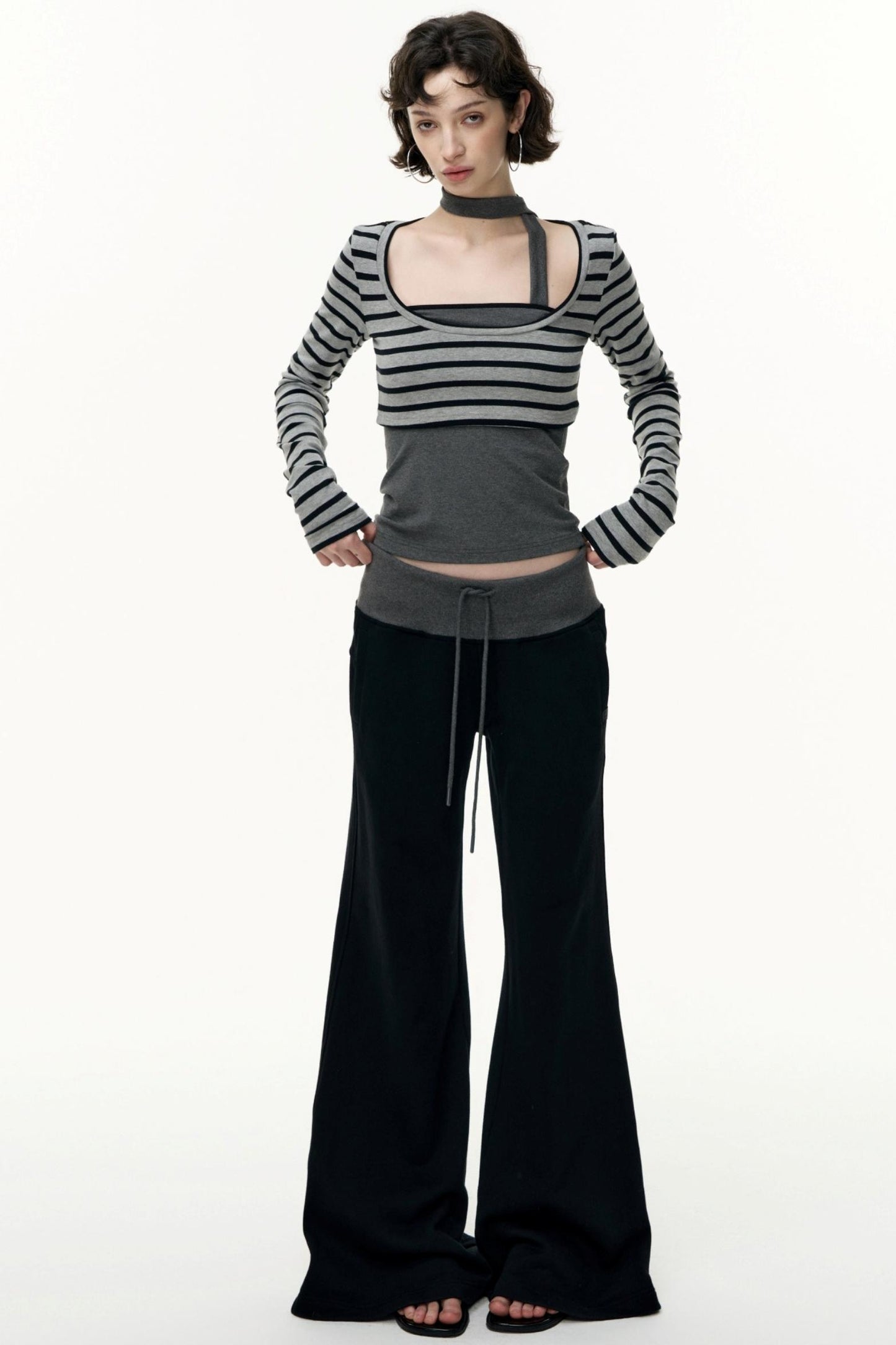 Salt Tea Polka Dot Striped Smock Set