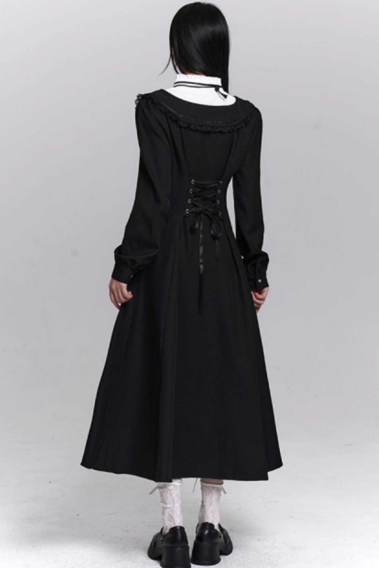 Gothic Black Long Dress