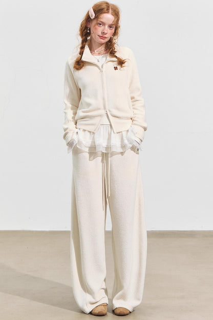 Rice Fleece Zip Jacket Set-Up