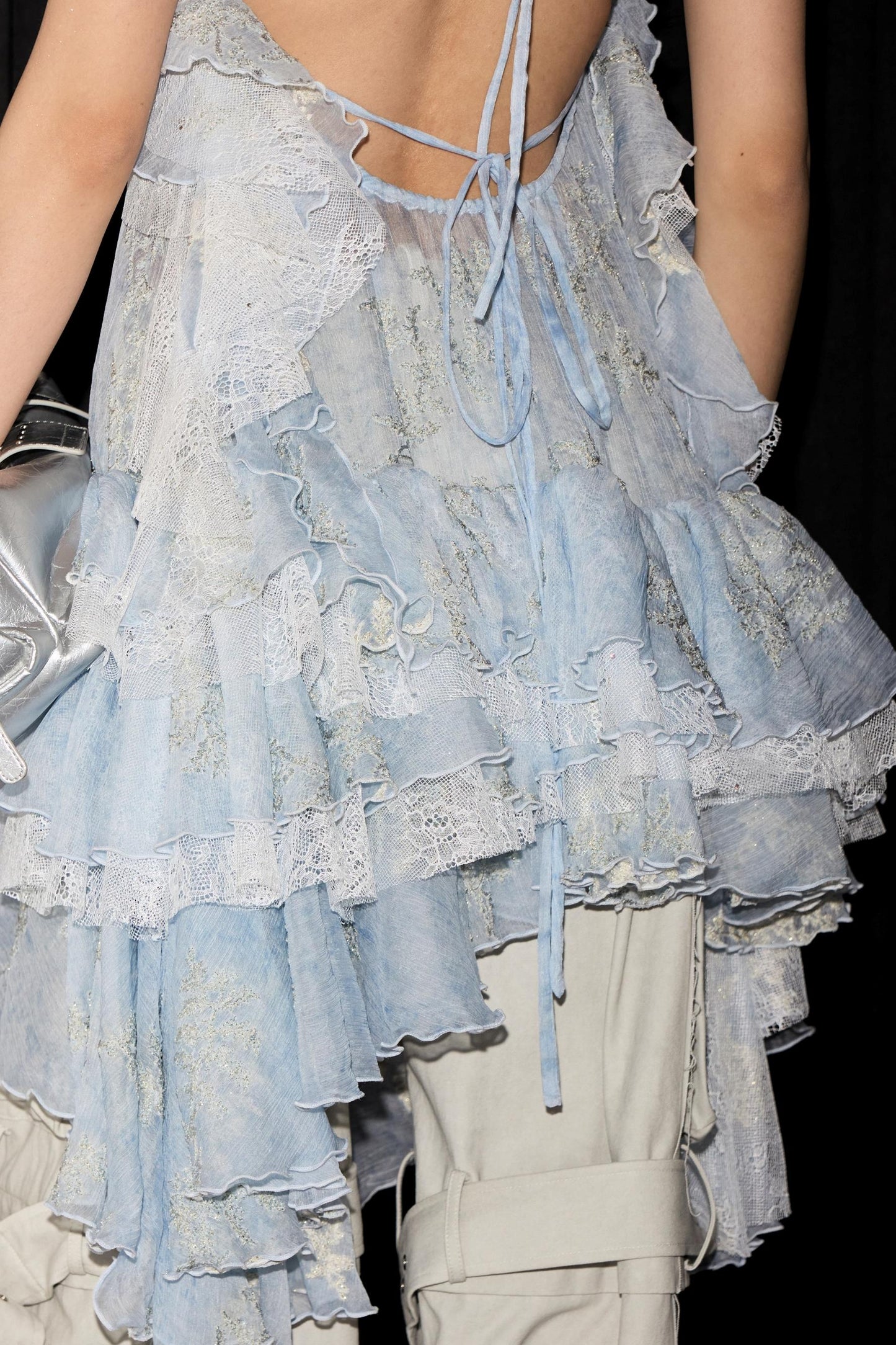 Vintage Ruffle Two-Piece Skirt Set-Up