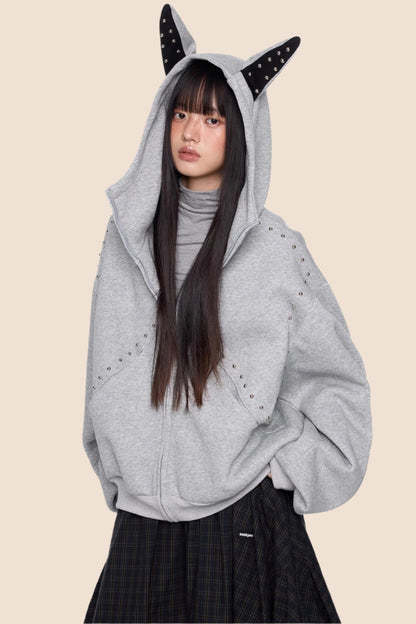 Rivet Hoodie Jacket