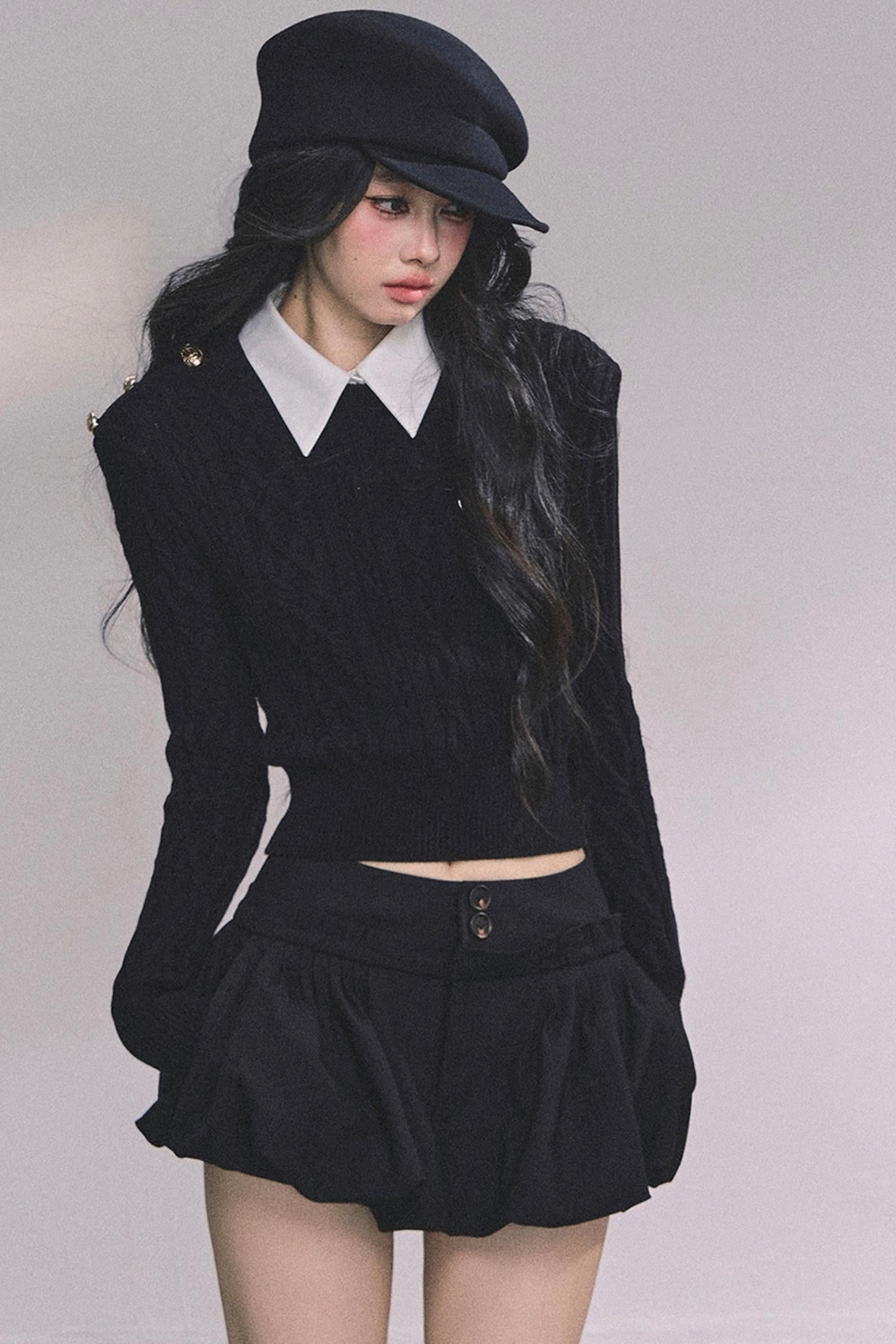 High Intelligence Knitted Top