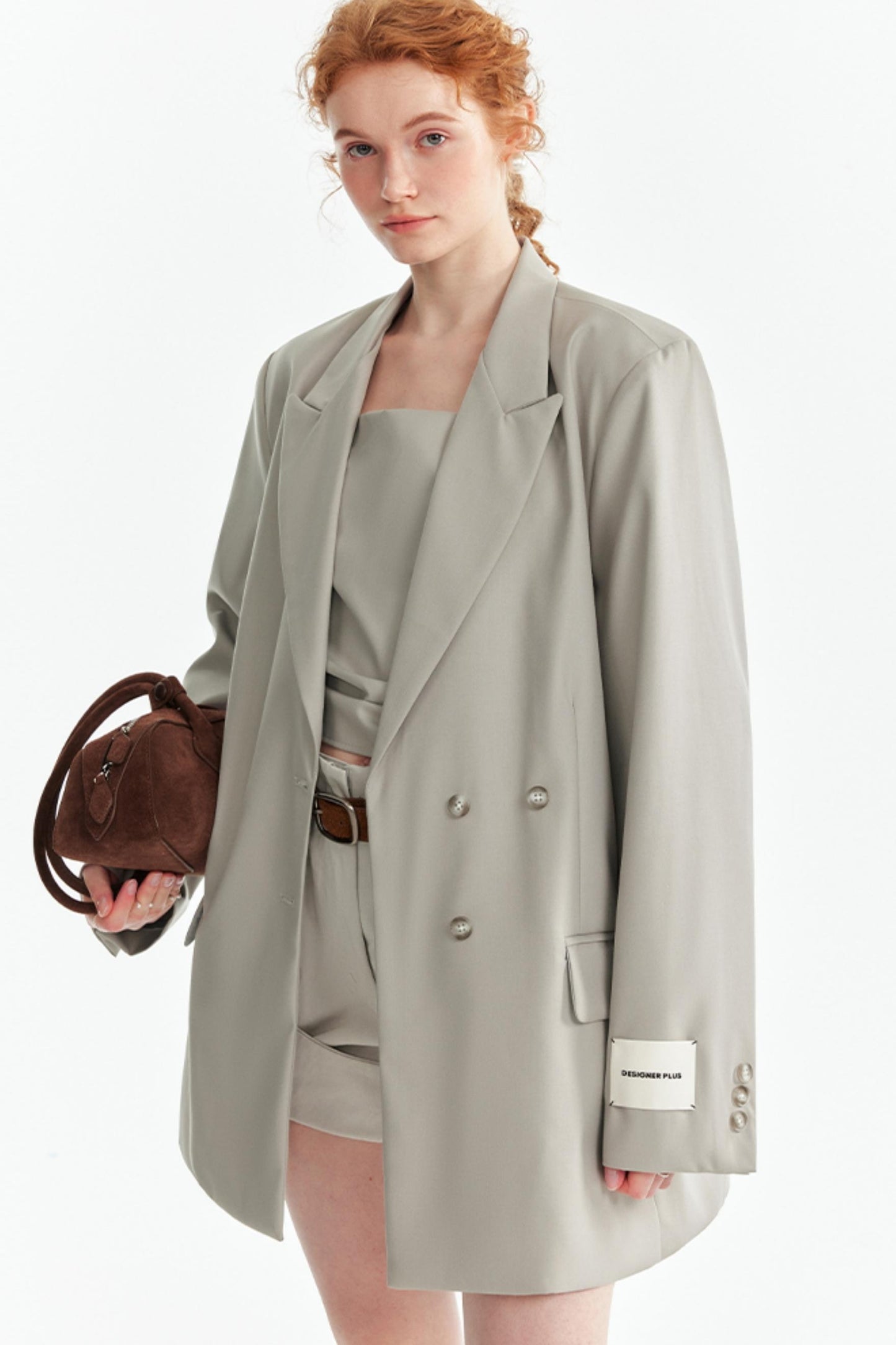 Fashionable Layered Suit Jacket Set-Up