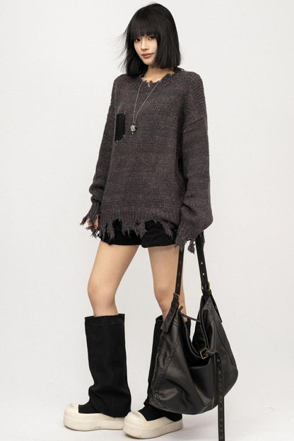 American Retro Fringe Sweater