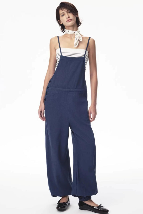 Relaxed Linen Jumpsuit