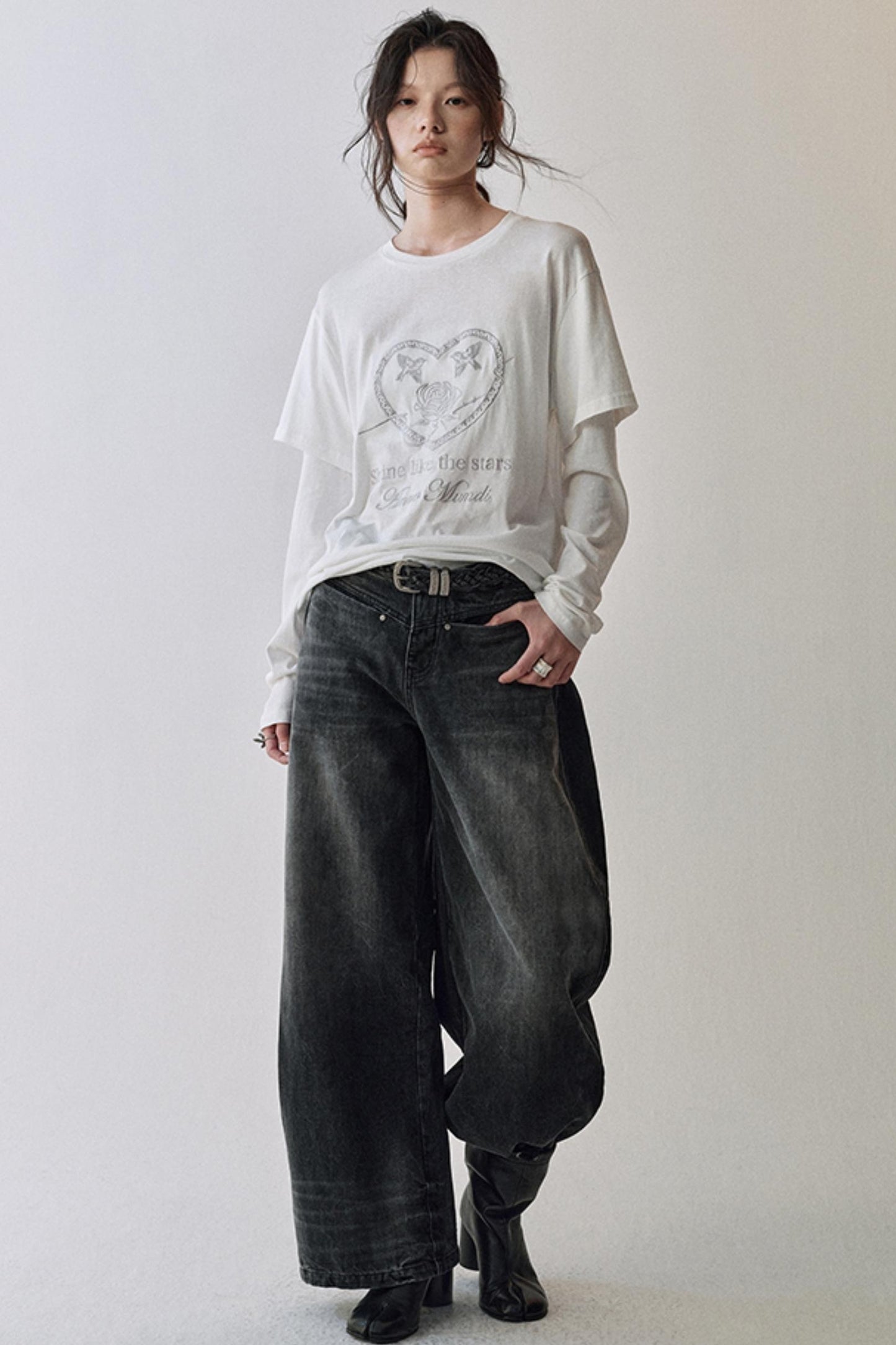 Rose Embroidery T-Shirt