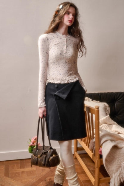 Fluffy Rabbit Lace Top