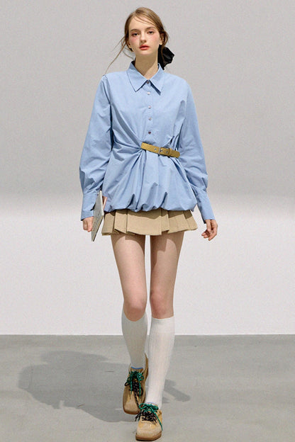 College Sweetheart Fluffy Shirt