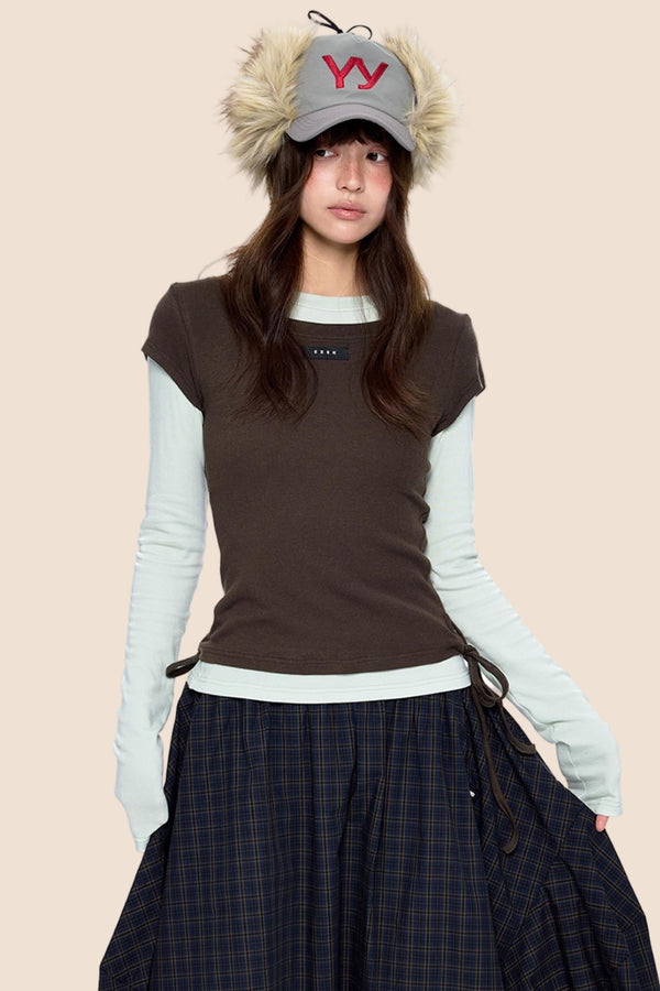 Elegant Layered Vintage Top