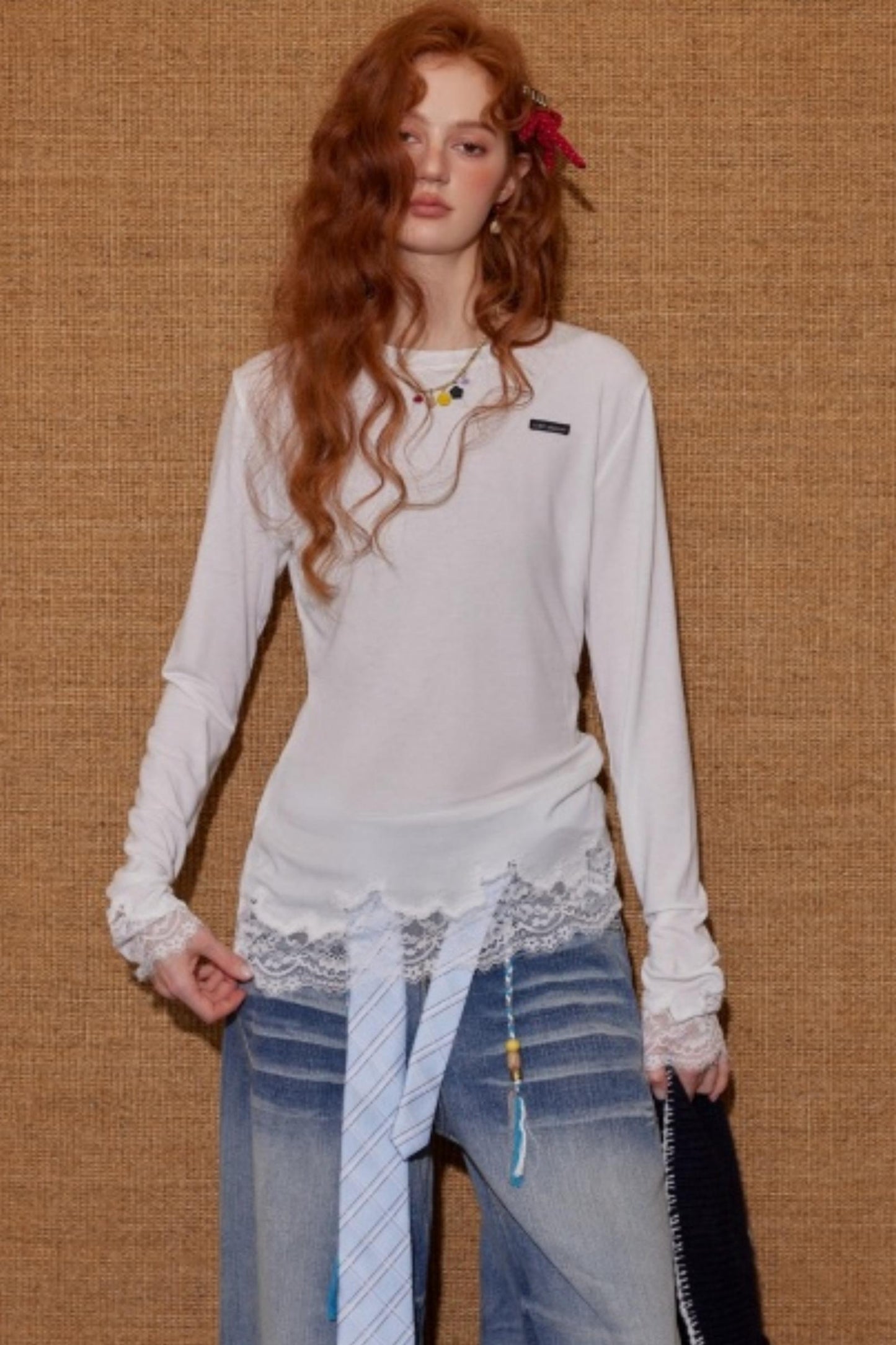 Lace Patchwork T-shirt