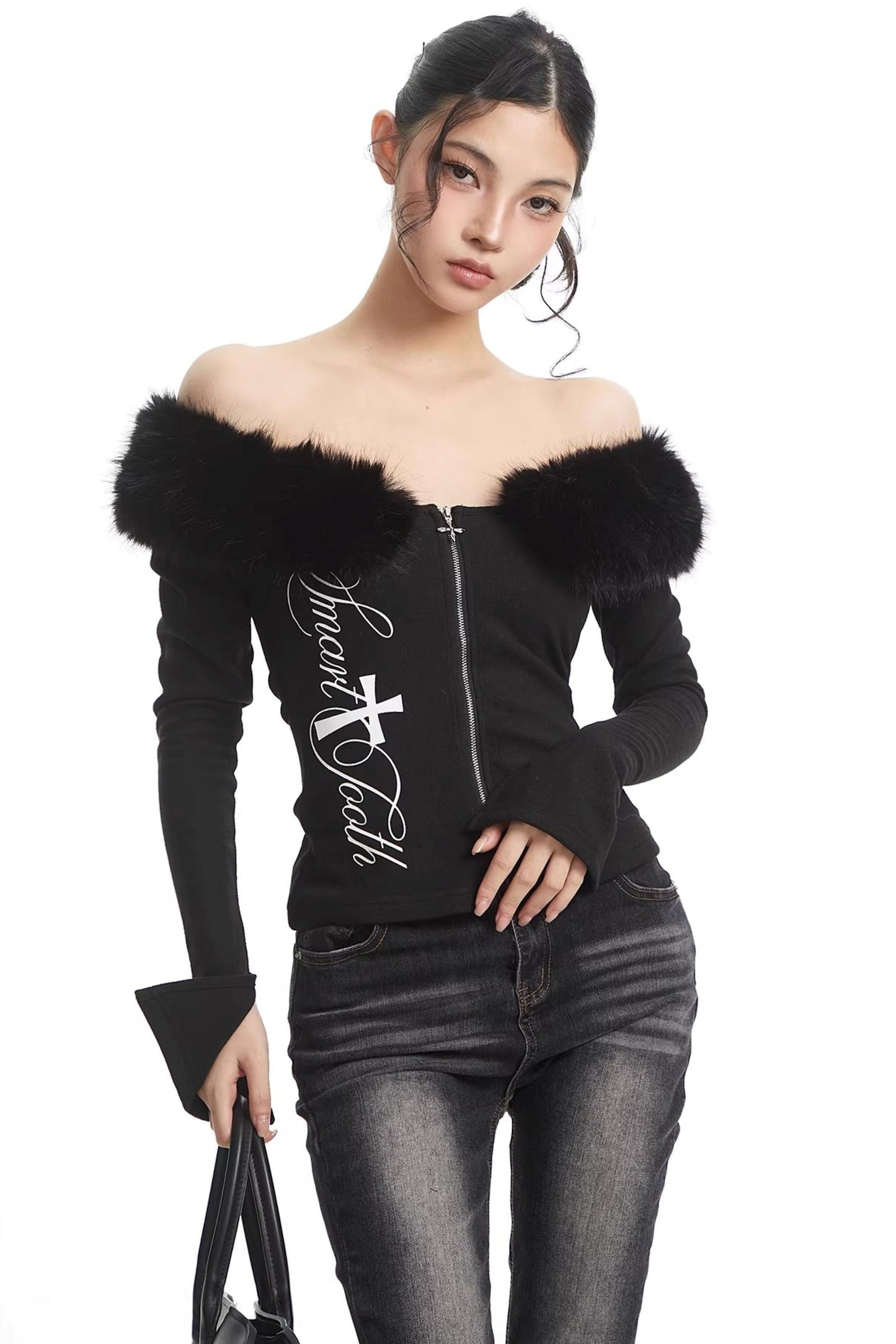 Spicy Girl Off-Shoulder Top