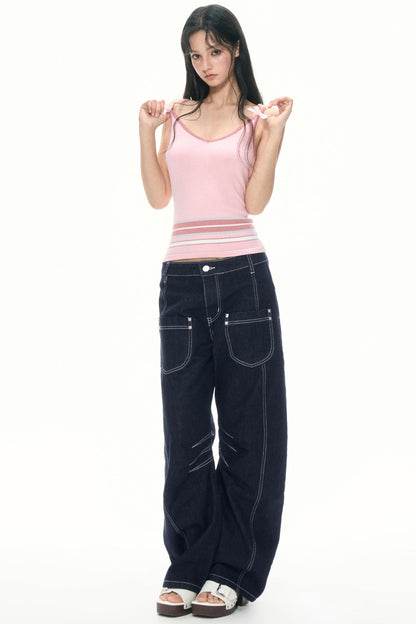 Striped Knit Camisole