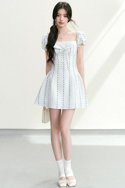Lace Patchwork Floral Dress