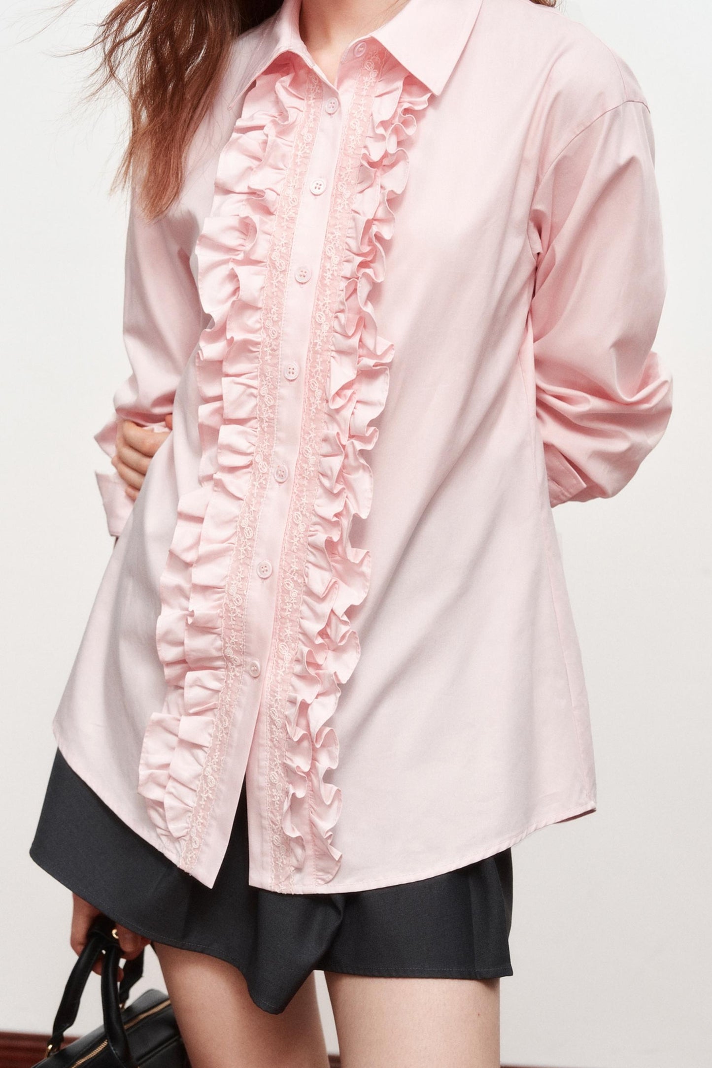 Lotus Lace Long-Sleeved Shirt