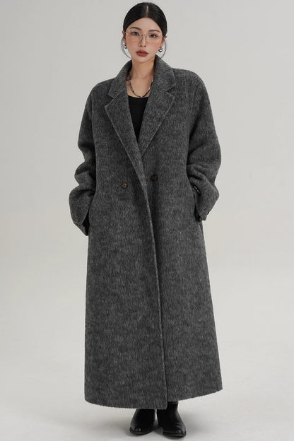 Elegant Double-Sided Wool Coat