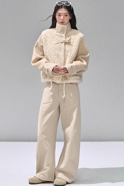 Toggle Button Woolen Coat