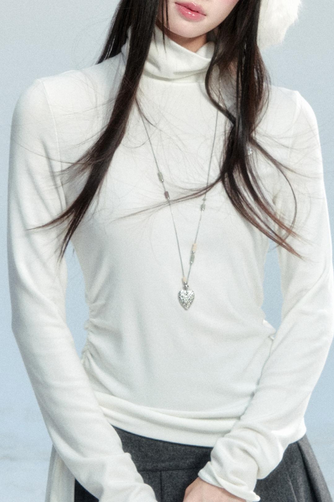 Winter Lace High Neck Top