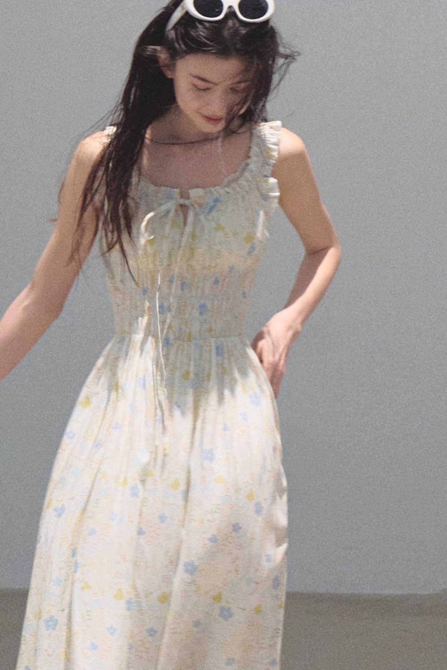 Bubbling Soda Printed Slip Dress