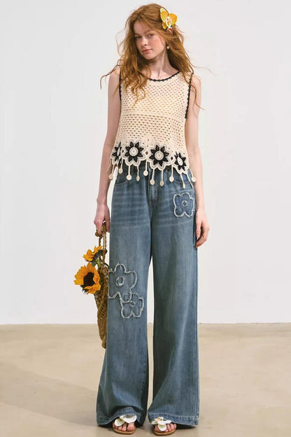 Crochet Tassel Tank Top