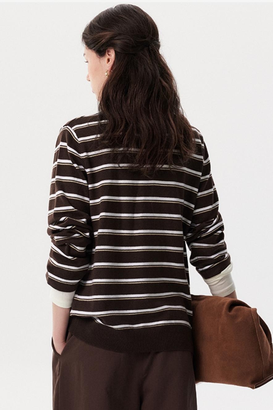 Retro Wool Striped Top