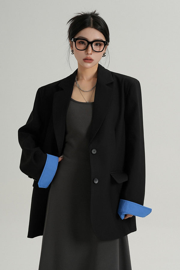 Elegant Midi Suit Jacket